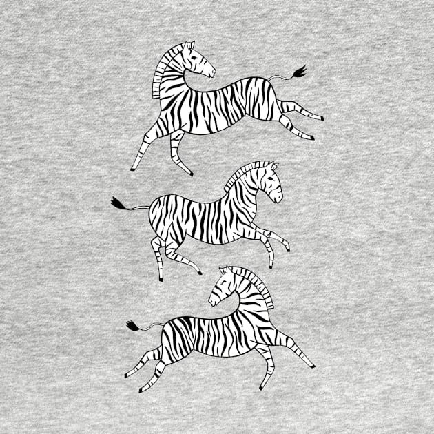 Savannah Zebras by TigaTiga